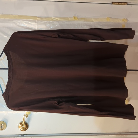 Brown Long Sleeve     'Faded Glory' XL Organic Cotton Shirt. - Picture 2 of 4